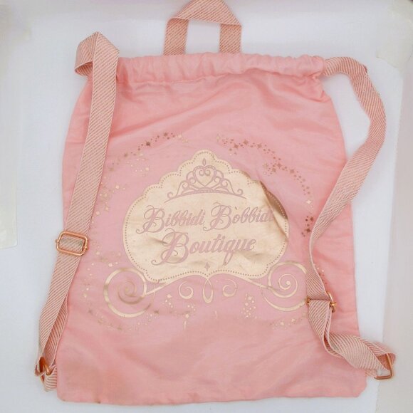 Disney Bibbidi Bobbidi Boutique Pink Drawstring Backpack  bdd - Picture 1 of 5